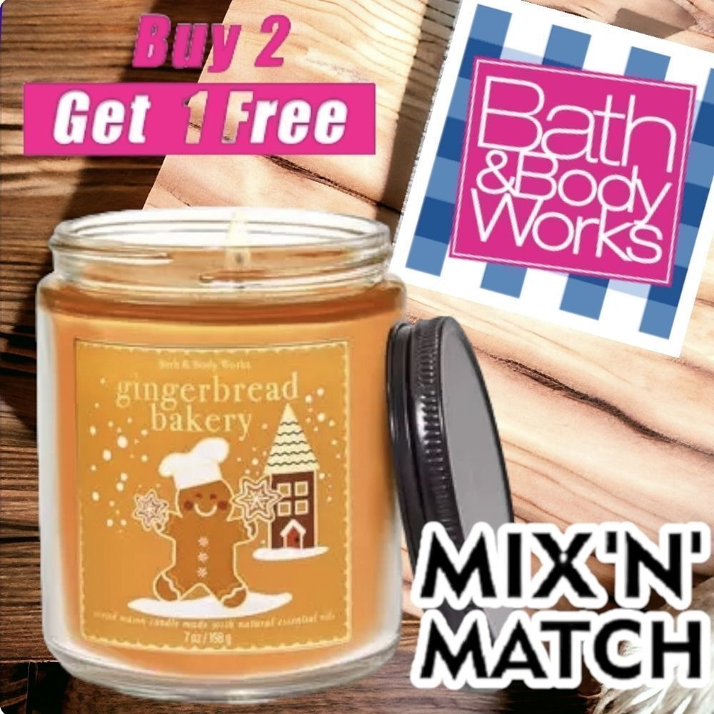 Bath & Body Works Gingerbread Bakery Single Wick Candle